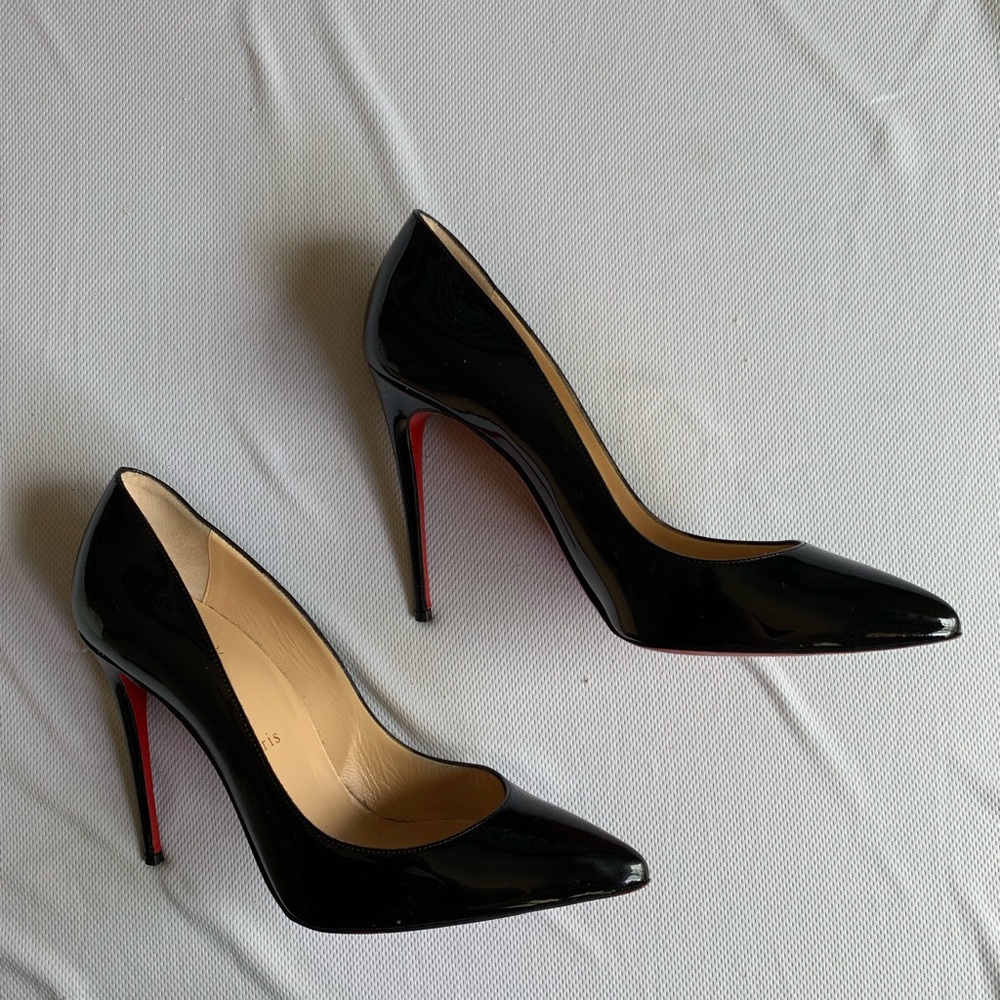Christian Louboutin Black 'pigalle Follies' Pumps